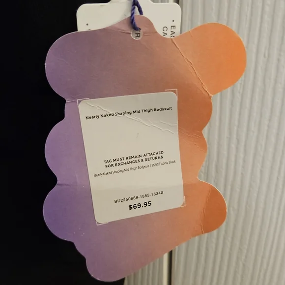 Nearly Naked Shaping Midthigh Bodysuit 3X/4X YITTY - Picture 3 of 8